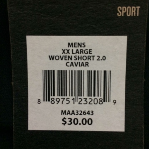 Reebok Mens Speedwick woven Sport Shorts 2.0 Black - Picture 8 of 8